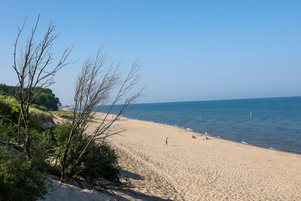 Lake Michigan shoreline